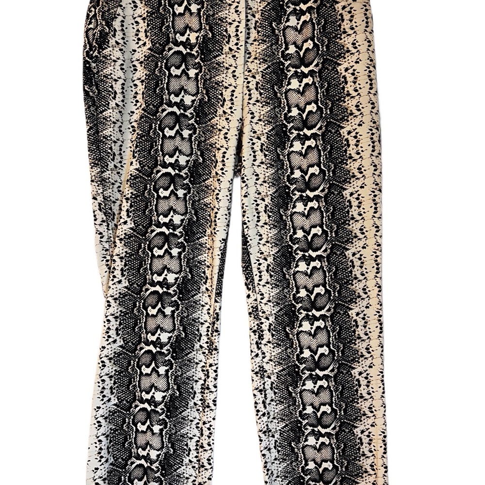 Jules & Leopold Black and White Wide Leg Pants